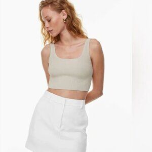 Aritzia Babaton Sculpt Knit Cropped Tank